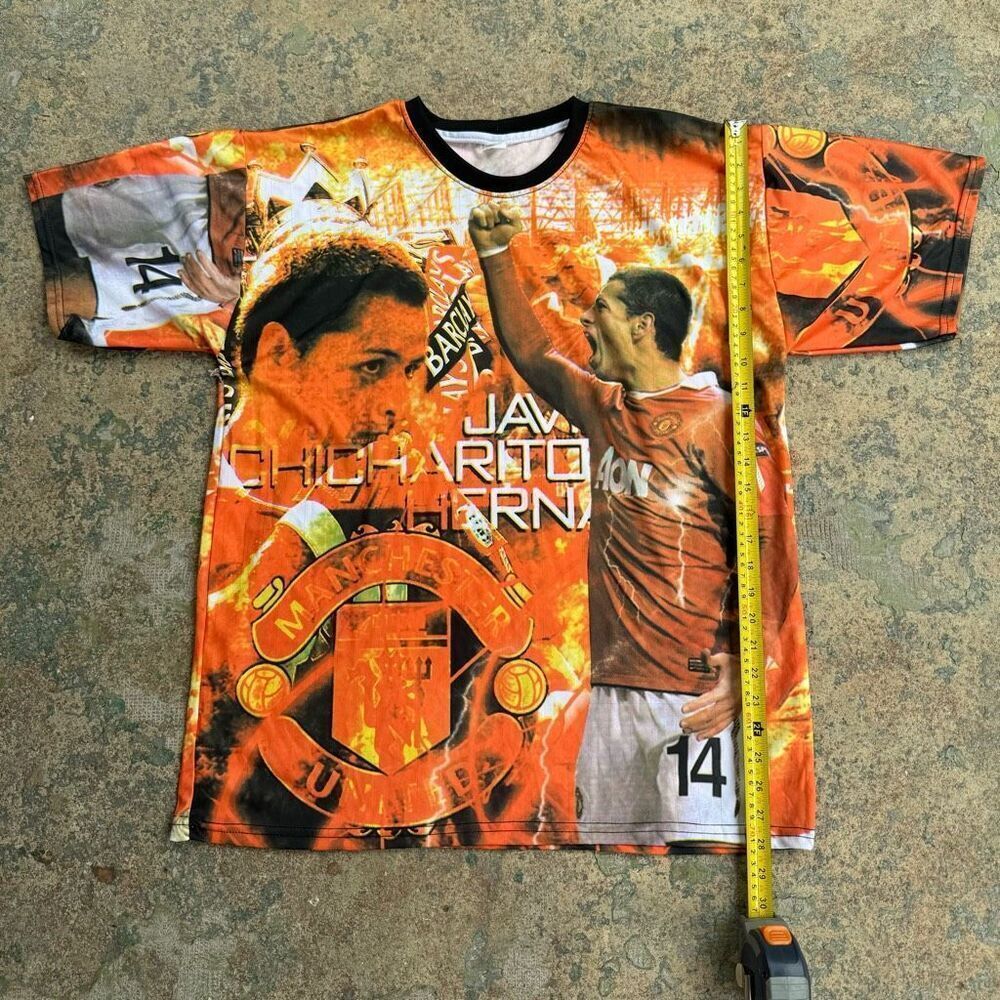 Javier Chicharito Manchester United AOP Soccer Jersey